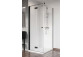 Drzwi do kabiny prysznicowej Radaway Nes 8 Black KDJ I 100, prawe, 1000x2000mm, czarny profil