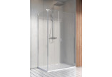Front do kabiny prysznicowej Radaway Nes 8 KDS I 100,  drzwi prawe, szkło przejrzyste, 1000x2000mm, profil chrom