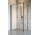 Front do kabiny prysznicowej Radaway Nes 8 Black KDS I 120,  drzwi lewe, szkło przejrzyste, 1200x2000mm, czarny profil
