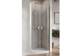 Część prawa drzwi prysznicowych do wnęki Radaway Nes 8 DWD 35, szkło przejrzyste, 35x200cm, profil chrom