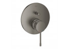 Bateria wannowa podtynkowa Grohe Essence, jednouchwytowa, automatyczny przełącznik, brushed hard graphite