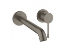 Bateria umywalkowa 2-otworowa Grohe Essence, podtynkowa, dł. 230 mm - brushed hard graphite