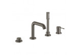 Bateria wannowa Grohe Essence, 4-otworowa, wys. 251 mm - brushed hard graphite