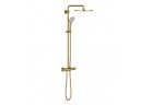 System prysznicowy z termostatem do montażu ściennego GROHE Euphoria System 310 - brushed cool sunrise