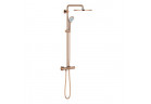 System prysznicowy z termostatem do montażu ściennego GROHE Euphoria System 310 - warm sunset