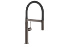 Jednouchwytowa bateria kuchenna z obrotową wylewką Grohe Essence, DN 15 - hard graphite
