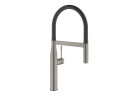 Jednouchwytowa bateria kuchenna z obrotową wylewką Grohe Essence, DN 15 - brushed hard graphite