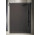 Ścianka walk-in Novellini Kuadra H Fume, 90x200cm, szkło przydymione szare, czarny profil