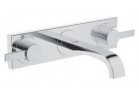  Bateria umywalkowa Grohe Allure ścienna, 1/2", chrom, 3-otworowa, z płytką, rozmiar S