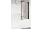Parawan nawannowy Radaway Nes Black PNJ I Frame, prawy, szkło przejrzyste, czarna ramka, 70x150cm, czarny profil