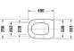 Deska WC Duravit D-Code Vital, 49x36cm, biała