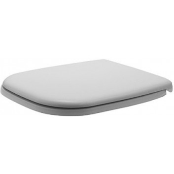 Deska WC Duravit D-Code Compact, wolnoopadająca, 44x36cm, biała