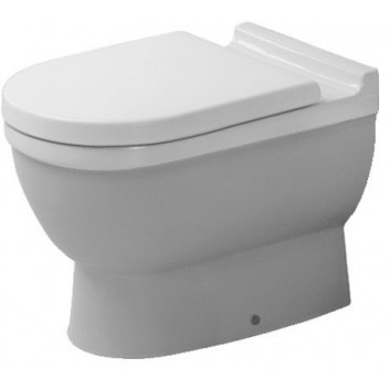 Miska WC stojąca Duravit Starck 3, 56x36cm, HygieneGlaze, biała