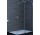 Drzwi suwane Huppe Xtensa Pure Walk-In 1401 - 1600 mm, prawe, 1-częściowe, el. stały, przezroczyste Anti-Plaque, profil czarny