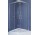 Drzwi suwane 1/4 koła Hüppe ena 2.0 typ 900 x 900, pr. 550 mm, srebrny połysk, przezroczyste Anti-Plaque, 140601069322