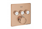 Bateria termostatyczna Grohe Grohtherm SmartControl, 3-odbiorniki wody, brushed warm sunset