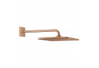 Grohe Rainshower 310 Mono Cube Deszczownica z ramieniem 422 mm, 1 strumień, ogranicznik przepływu, brushed warm sunset