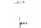 Zestaw natryskowy Bruma Adamastor, podtynkowy, deszczownica 250x250mm z ramieniem ściennym 350mm, słuchawka 1-funkcyjna, chrom