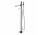 Bateria wannowa wolnostojąca Bruma Escudo, wysokość 103cm, zestaw natryskowy, chrom