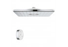 Deszczownica Grohe Rainshower SmartConnect 310, kwadratowa, 310x310mm, 2 strumienie, pilot do zmiany strumienia, chrom