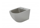 Bidet wiszący Massi Decos, 55x36cm, otwór pod baterię, szary mat