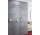 Zestaw prysznicowo-wannowy Excellent Keria, podtynkowy, deszczownica slim 200x200mm, ramię ścienne 400mm, chrom 