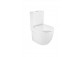 Miska WC Roca Meridian, bezrantowa, 60x37cm, do kompaktu, przyscienna, biała