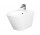 Bidet wiszący Cersanit City Oval, 51x36cm, biały