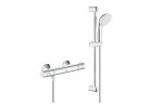 Bateria prysznicowa z termostatem Grohe Grohtherm 800, natynkowa, z zestawem prysznicowym, chrom