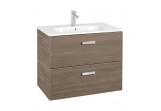 Zestaw łazienkowy Roca Unik Victoria Basic, 70x46cm, 2 szuflady, cedr