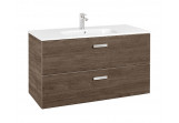 Zestaw łazienkowy Roca Unik Victoria Basic, 100x46cm, 2 szuflady, cedr