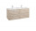 Zestaw łazienkowy Roca Unik Victoria Basic, podwójny, 120x46cm, 4 szuflady, brzoza