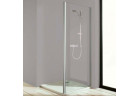 Ścianka boczna do drzwi przesuwnych Huppe Classics 2, 800mm, Anti-Plaque, srebrny profil