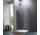 Drzwi skrzydłowe Huppe Design pure 4-kąt, 1000mm, wahadłowe, uniwersalne, Anti-Plaque, profil chrom eloxal