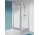 Ścianka SanPlast TX 80x190cm szkło przejrzyste, profil srebrny, Glass Protect