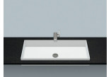 Umywalka wpuszczana w blat Alape Metaphor ME-Series, prostokątna, 500x375mm, bez przelewu, EB.ME500, biała