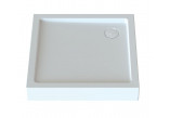 Brodzik kwadratowy Sanplast Bza/FREE, 100x100cm, akrylowy, biały