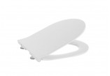 Deska WC Roca Meridian Slim Compacto, wolnoopdająca, łatwe wypinanie, biała