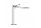 Bateria umywalkowa Gessi Rettangolo K, stojąca, wysokość 299mm, wylewka 209mm, bez korka, chrom