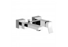 Bateria wannowa Gessi Rettangolo K, natynkowa, 2 wyjścia wody, element natynkowy, chrom