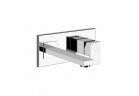 Bateria umywalkowa Gessi Rettangolo, ścienna, wylewka 207mm, element natynkowy, chrom