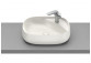 Umywalka ścienna Roca Beyond, 46x47cm, Finceramic, bez przelewu, biała