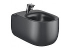 Bidet wiszący Roca Beyond, 58x40cm, onyks