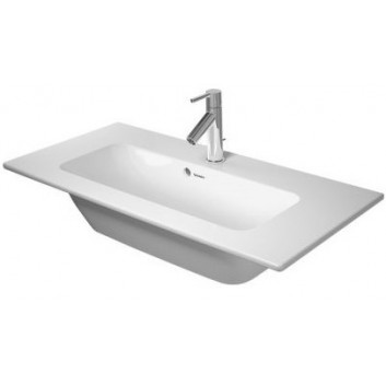 Duravit ME by Starck Compact umywalka 83x40 cm meblowa prostokątna biała