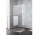 Ścianka prysznicowa Kermi PASA WALK-IN 120cm z podporą ścienną - srebro matowe