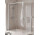 Kabina prysznicowa Walk-In Novellini Kaudra H+H Frame, 170x70cm, wersja lewa, z wieszakiem na ręcznik, profil czarny mat