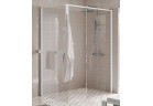 Kabina prysznicowa Walk-In Novellini Kaudra H+H Frame, 160x90cm, wersja prawa, z wieszakiem na ręcznik, profil biały mat