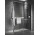 Ścianka prysznicowa Walk-In Novellini Kaudra HWZ2 Frame, 220x200cm, wersja prawa, z wieszakiem na ręcznik i półką, profil srebrny