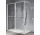 Ścianka prysznicowa Walk-In Novellini Kaudra HWL Frame, 220x200cm, wersja lewa, z 2 półkami, profil srebrny