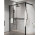 Ścianka prysznicowa Walk-In Novellini Kaudra HWS, 110x200cm, wersja lewa, z wieszakiem na ręcznik, profil srebrny